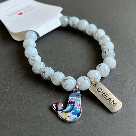 Charmze Stackable Stretch Beaded Bracelet Bird Dream NEW - Picture 3 of 4